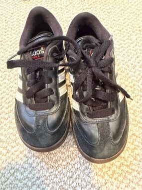 Adidas black and white Sambas